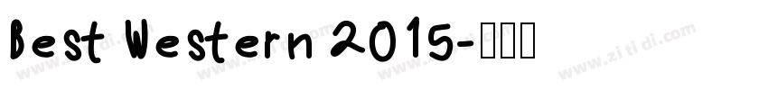 Best Western 2015字体转换
